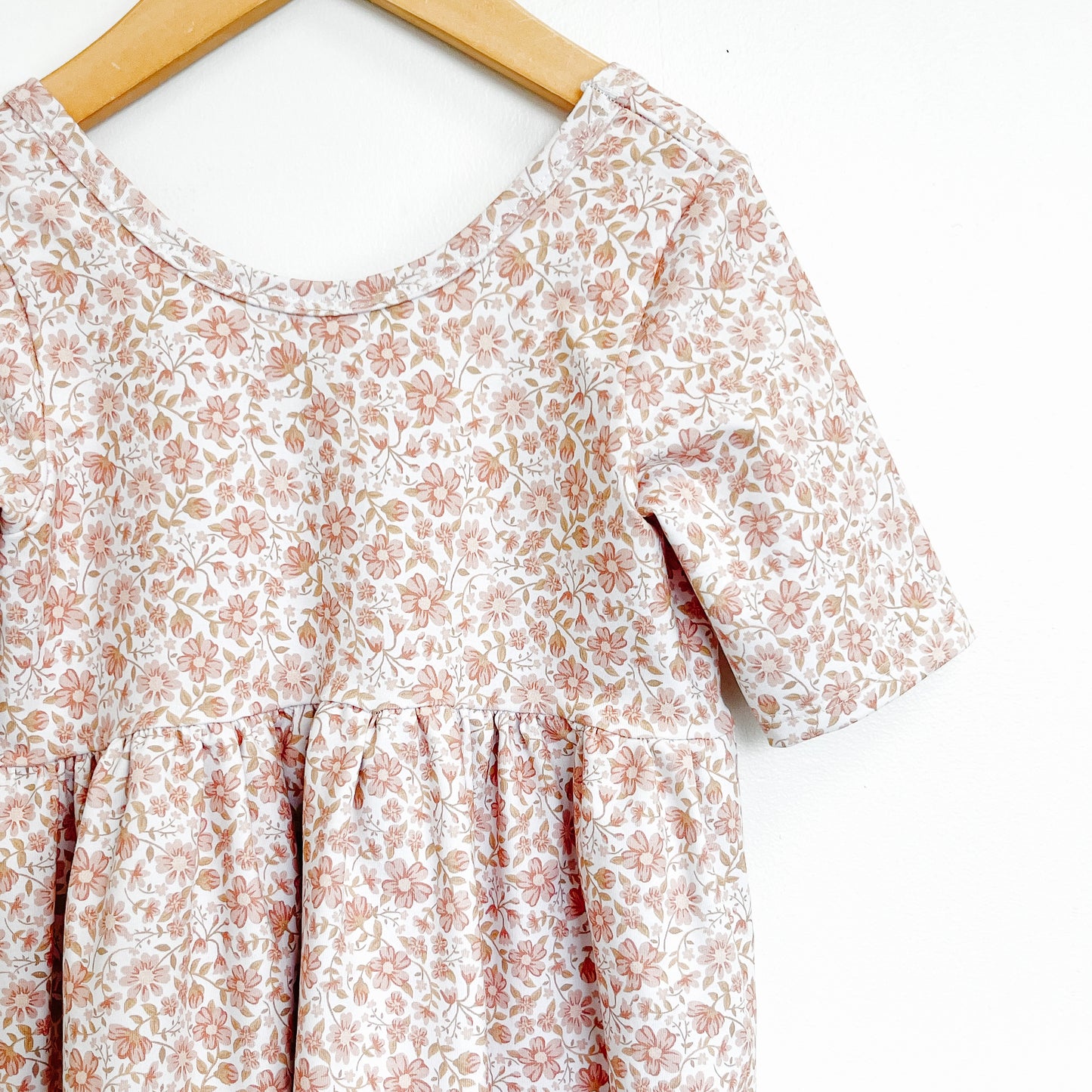 Amelia twirl dress - soft posey floral