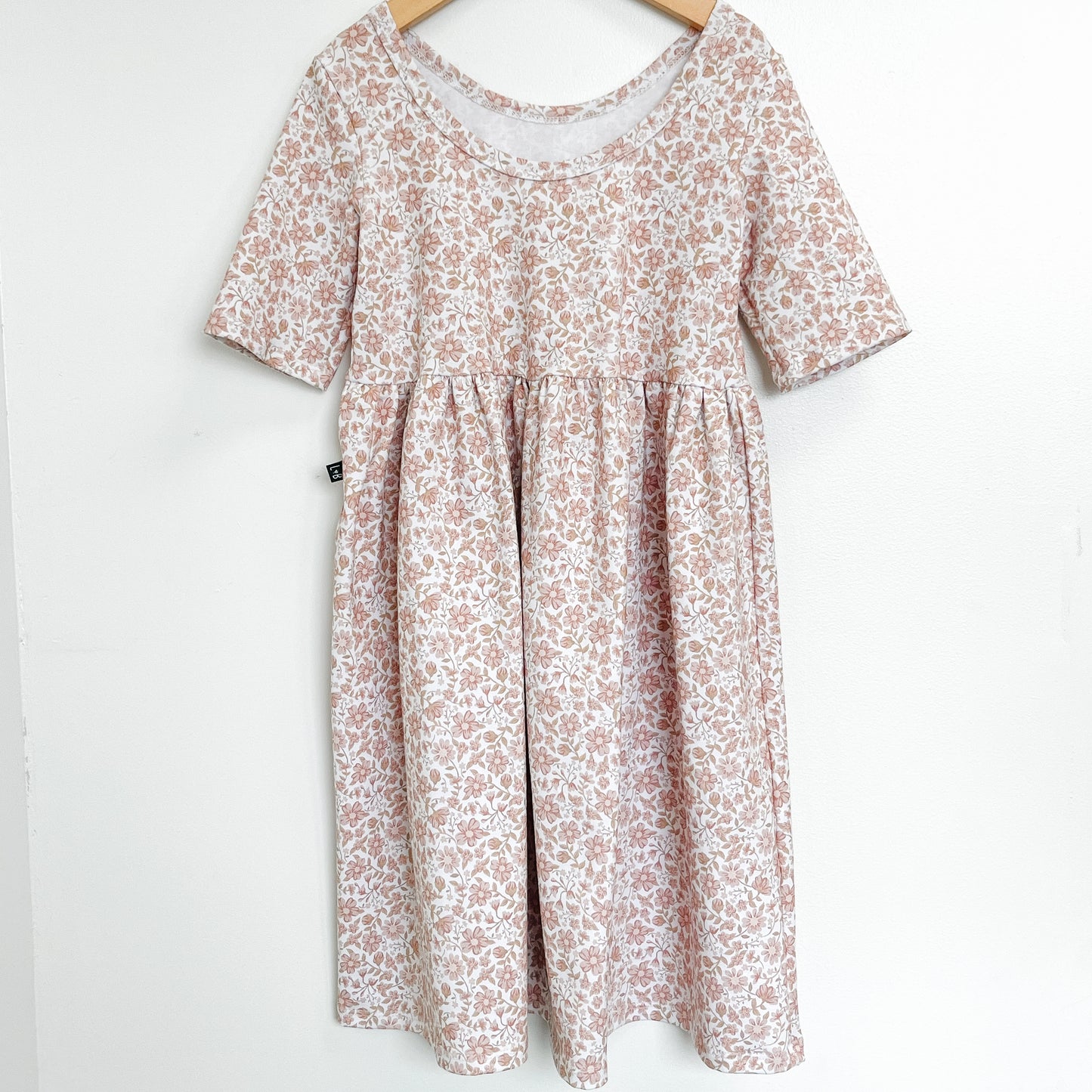 Amelia twirl dress - soft posey floral
