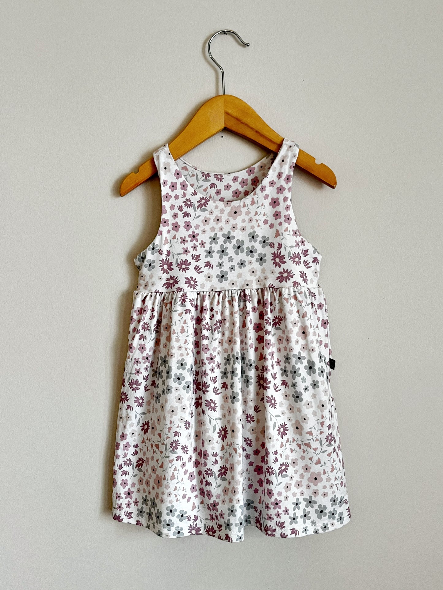 Racer back dress - Spring Bloom