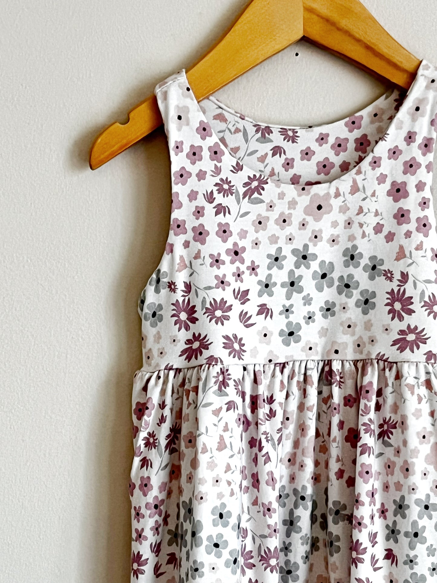 Racer back dress - Spring Bloom