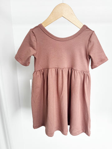 Amelia twirl dress - Dusty Rose