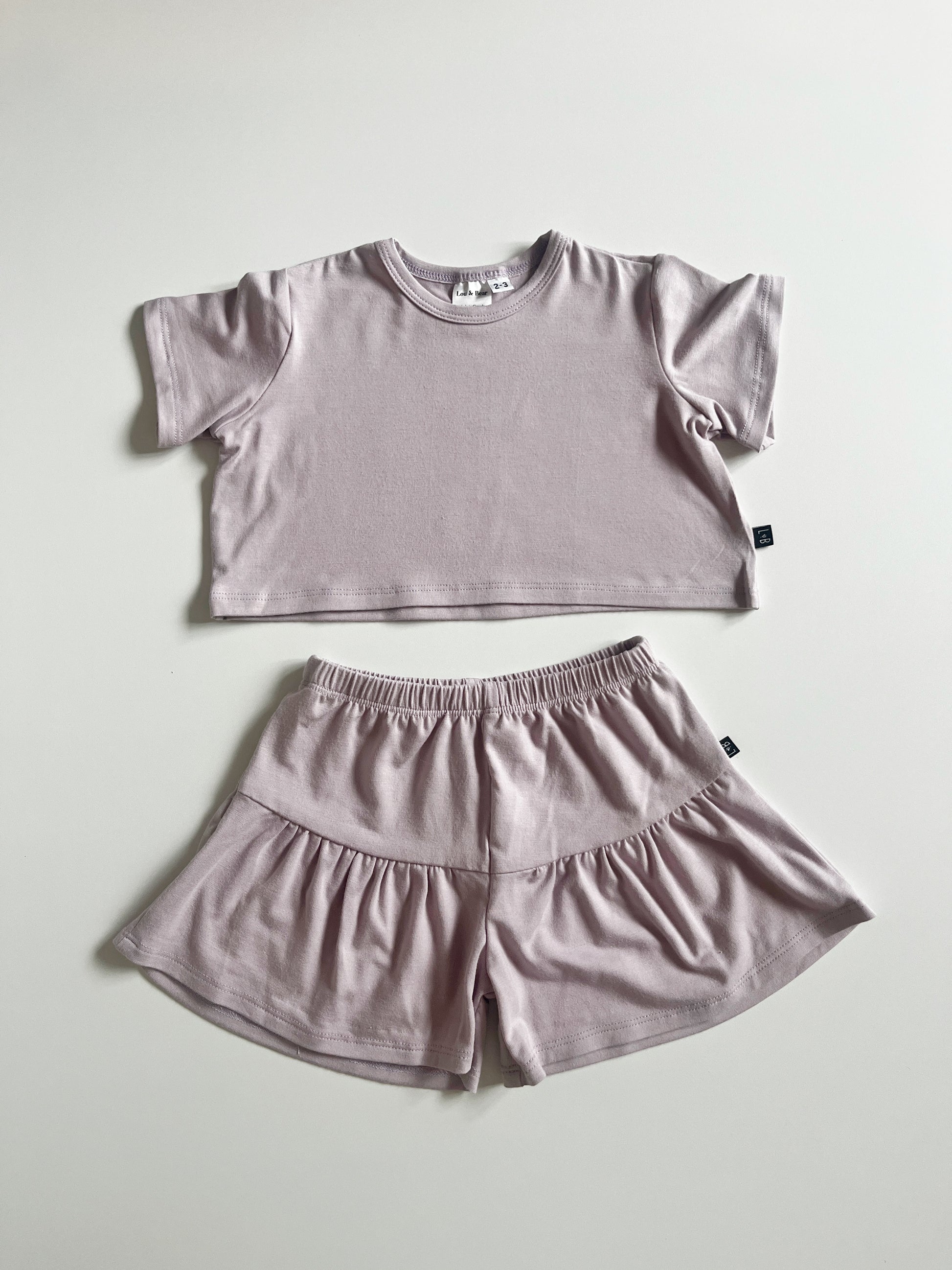 Luna Ruffle Set - Lavender