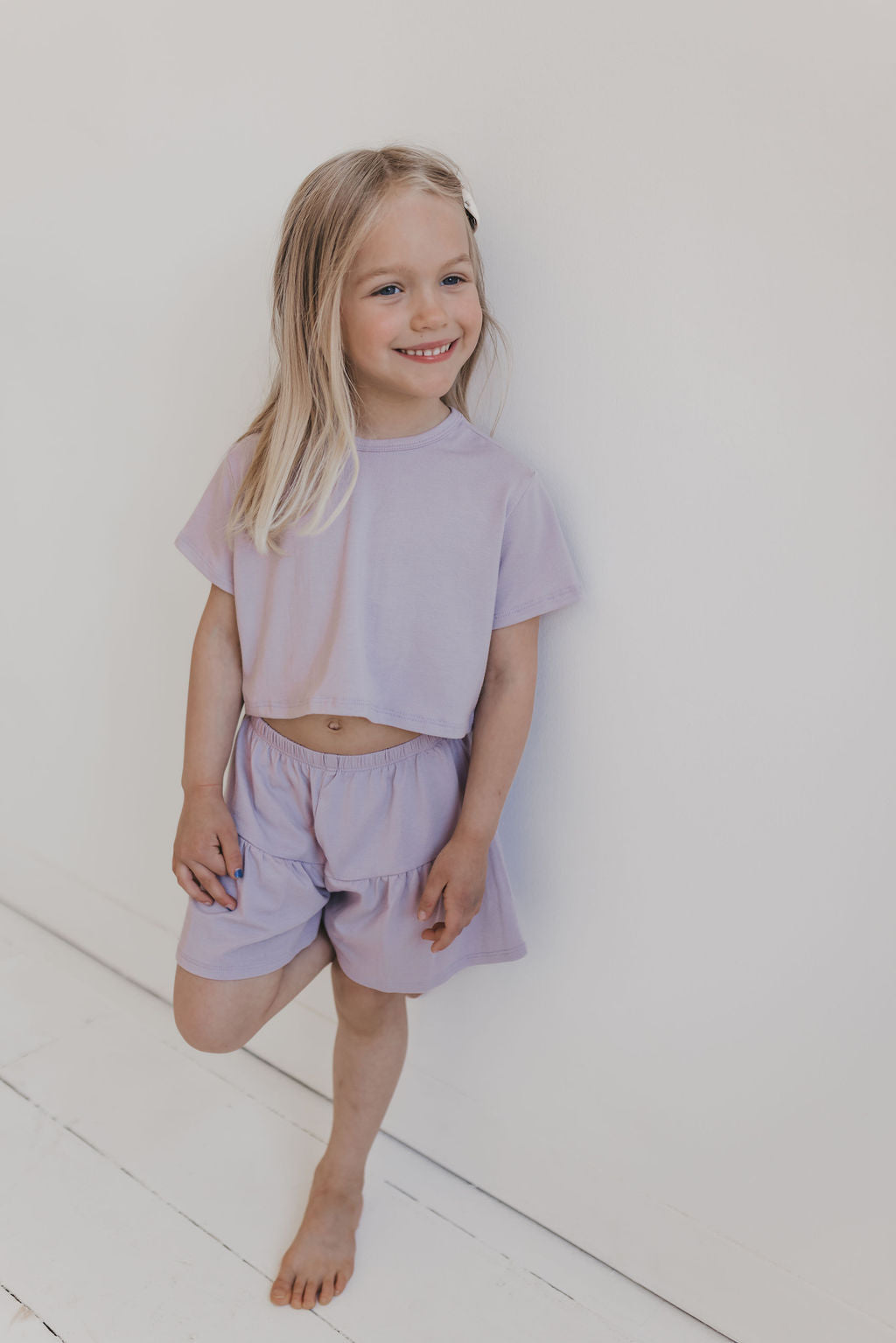 Luna Ruffle Set - Lavender