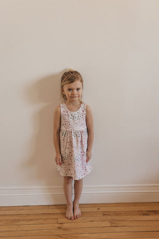 Racer back dress - Spring Bloom
