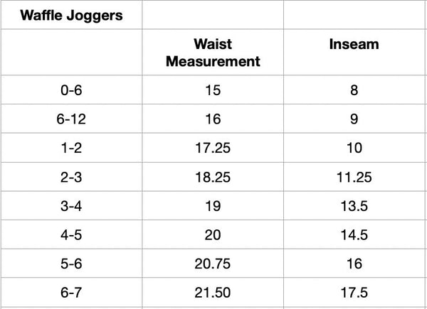 Waffle Joggers