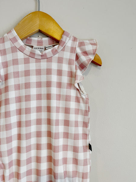 Flutter Sleeve bodysuit - Gingham